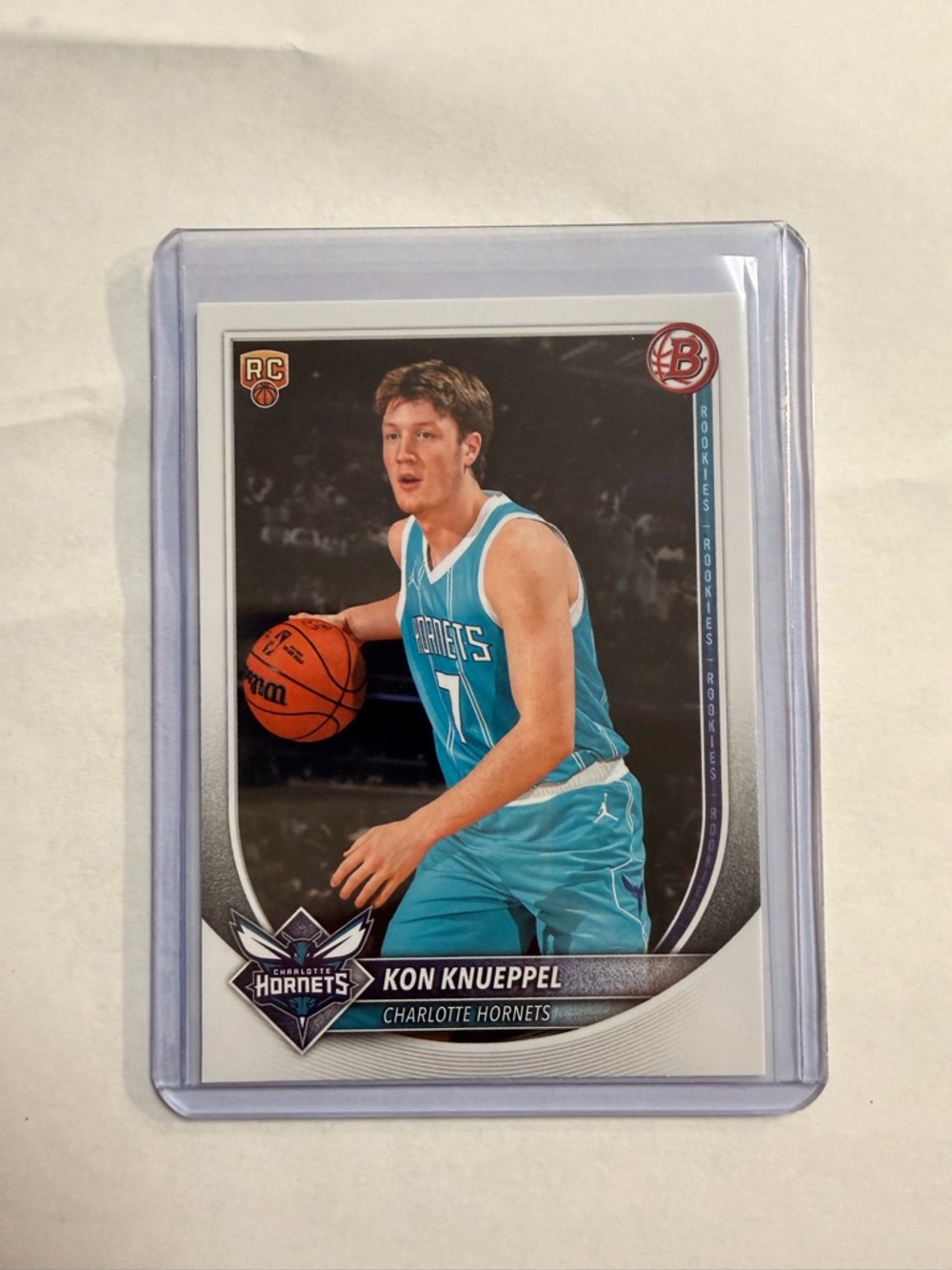 2025 Kon Knueppel Charlotte Hornets Rookie Card - Teal